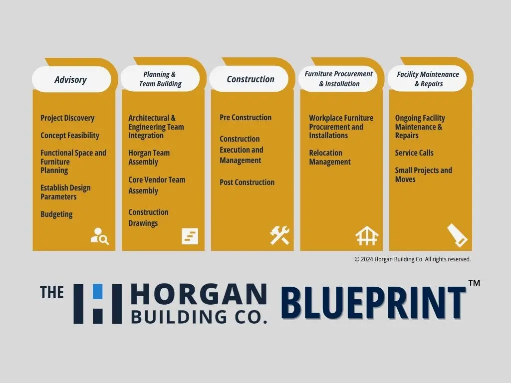 infographic describing Horgan’s blueprint process